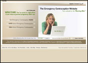 Website Internet Design for Emergency Contraception